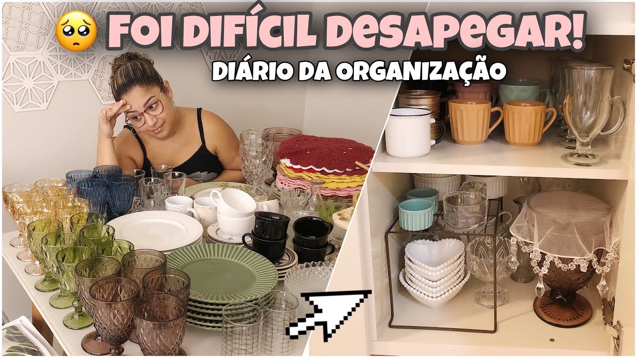 ORGANIZAÇÃO DO BUFFET DE LOUÇAS | PERSONAL ORGANIZER | DIÁRIO DA ORGANIZAÇÃO