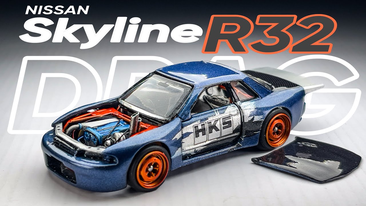 Nissan Skylline R32 Drag Tomica Custom