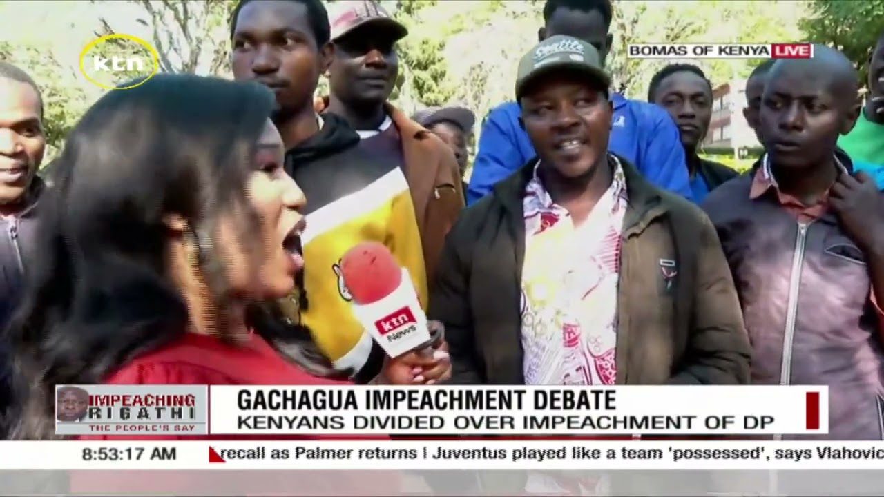 Gachagua impeachment: Nairobi residents give mixed reactions, say public participation is crucial