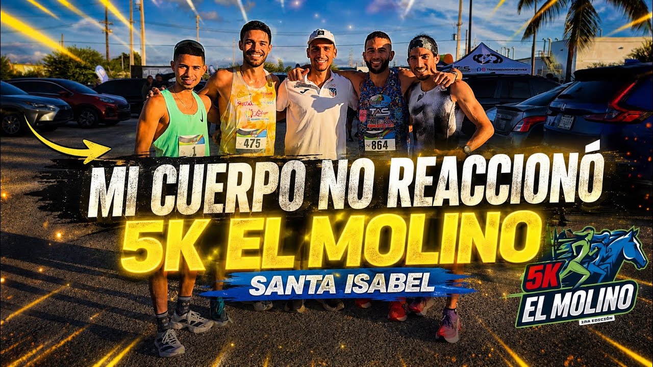 Recibiendo el 2026 en la calles de Puerto Rico 🇵🇷 5k El Molino en Santa Isabel 
