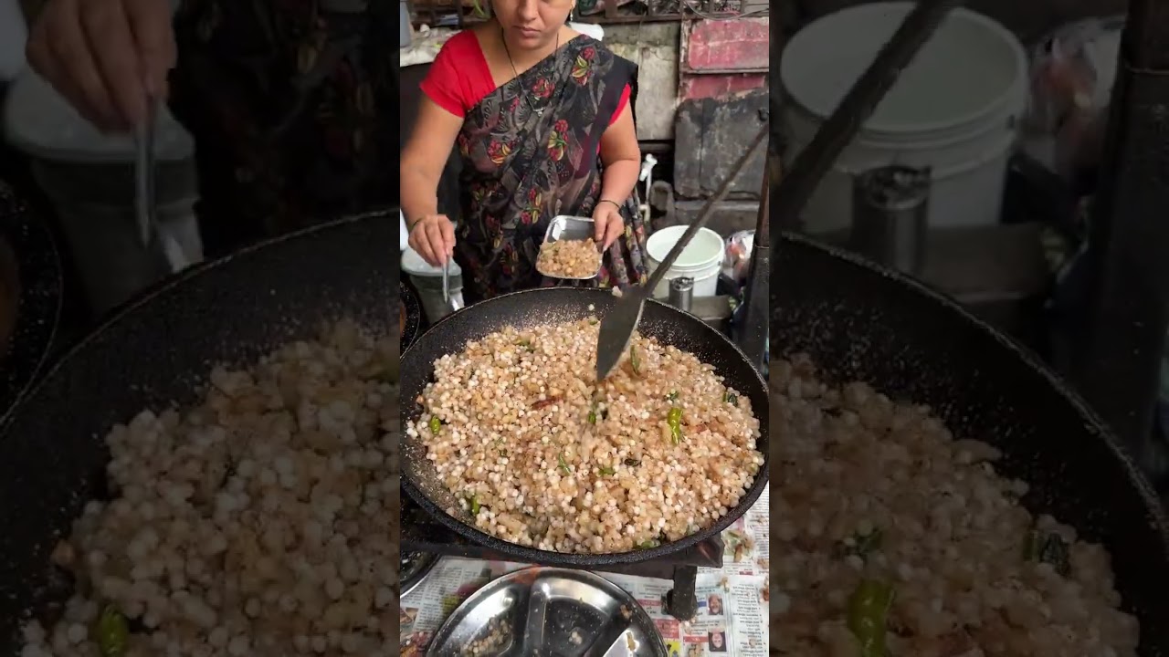 सबसे सस्ती Sabudana खिचड़ी मात्र 20/- | Indian street food | Pune