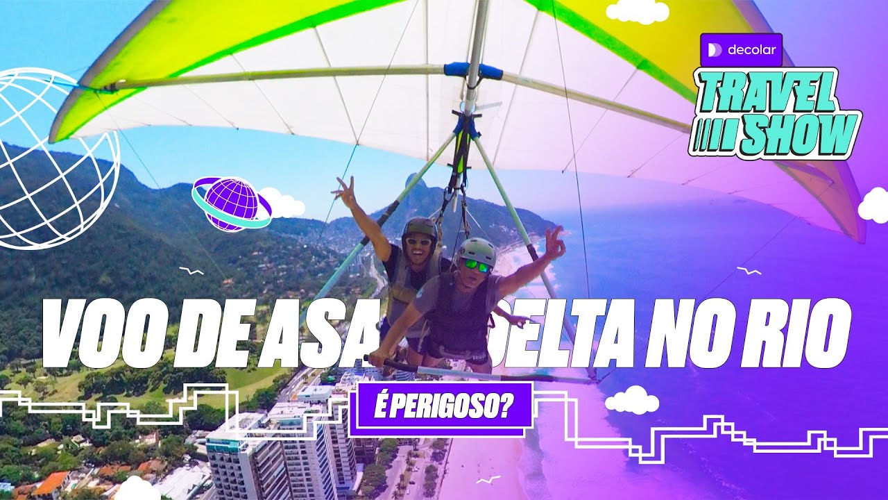 VOANDO DE ASA DELTA NO RIO DE JANEIRO | Conhecendo o Rio part. 4 | Decolar Travel Show