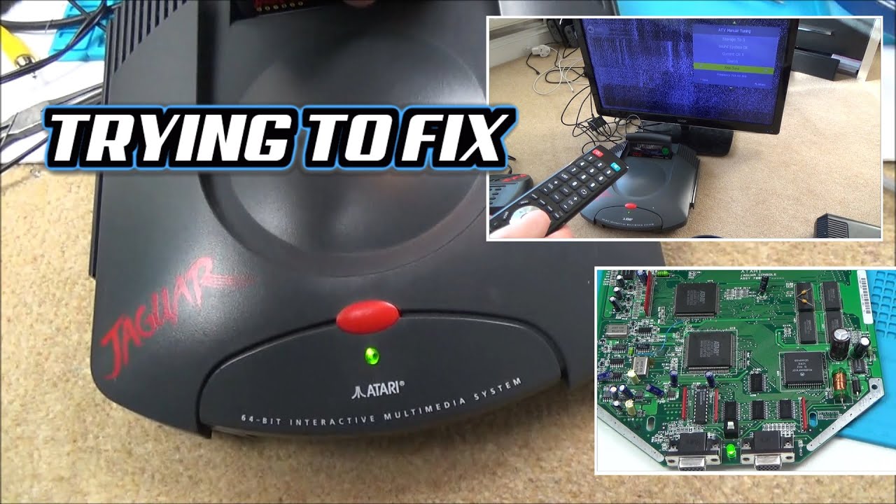 Trying to FIX an ATARI JAGUAR with No Display