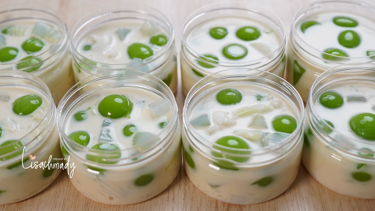 Resep ini belum banyak yang tau.. Ide jualan Takjil 2024, PANDAN COCONUT DESSERT