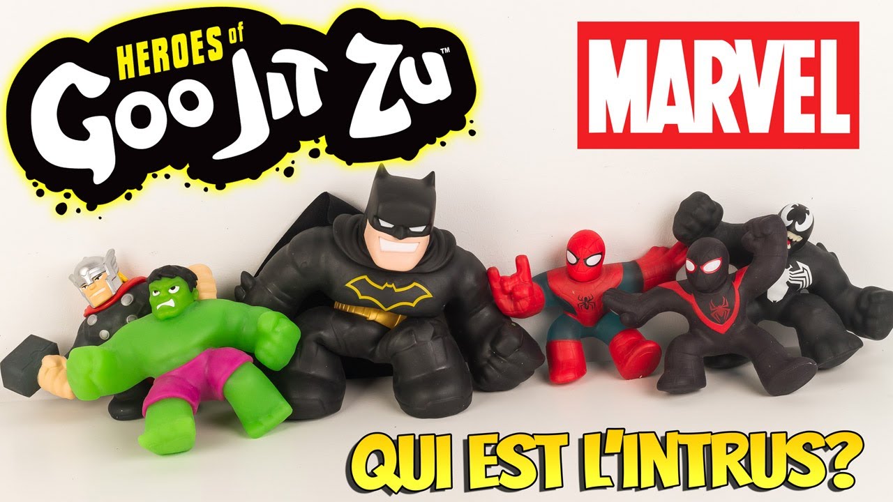 Les nouveaux Goo Jit Zu MARVEL sont là et un intrus ! Unboxing