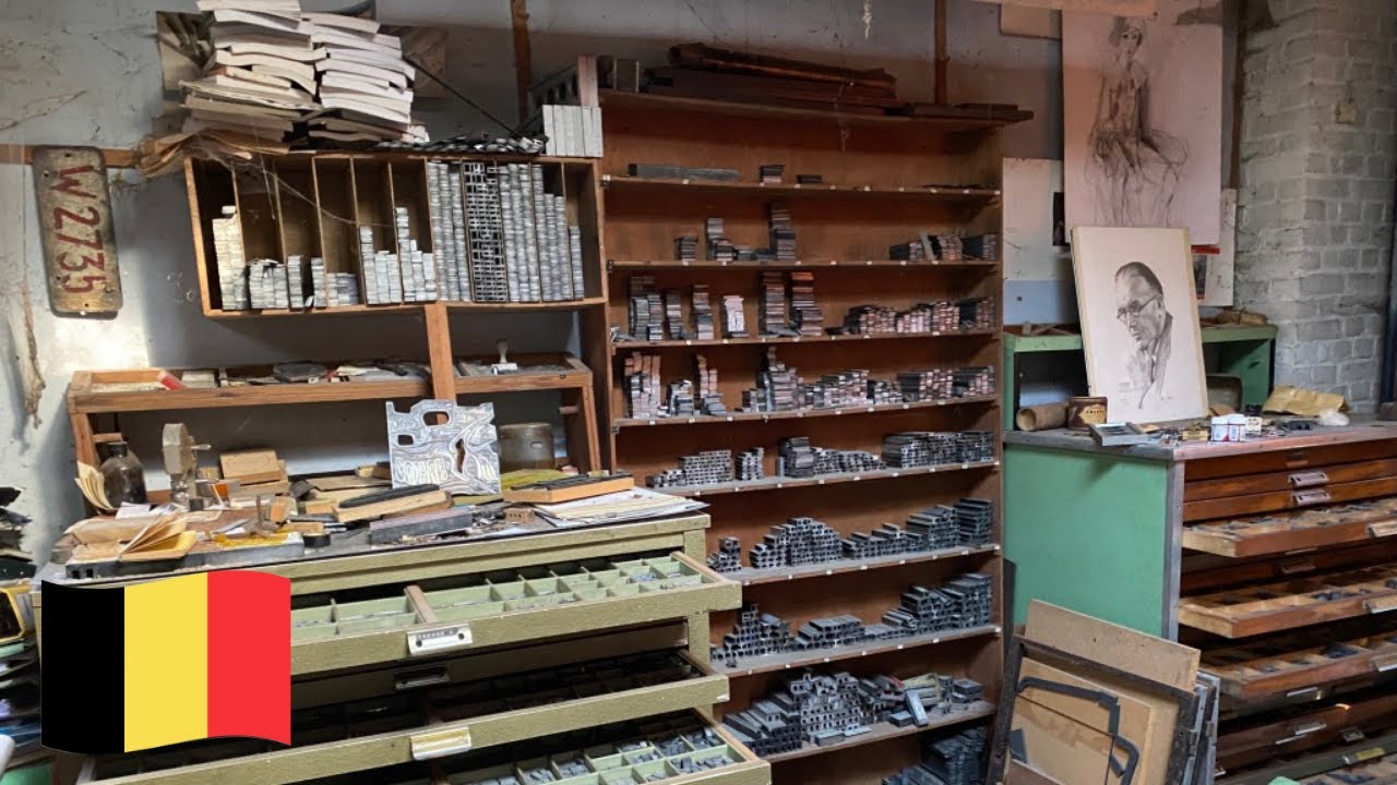 Small abandoned printing shop with everything intact - Printing shop (urbex Belgium)
