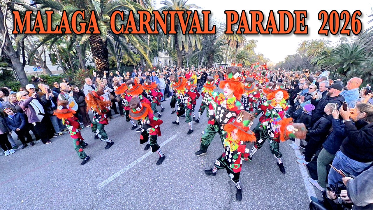 Malaga Carnival Parade 2026 in Full