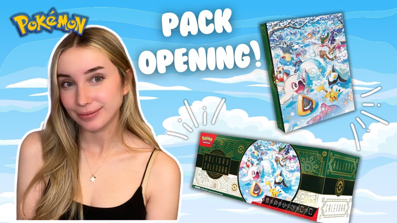 Opening the 2024 Pokémon Holiday Calendar to prepare for this year's box! (card opening)