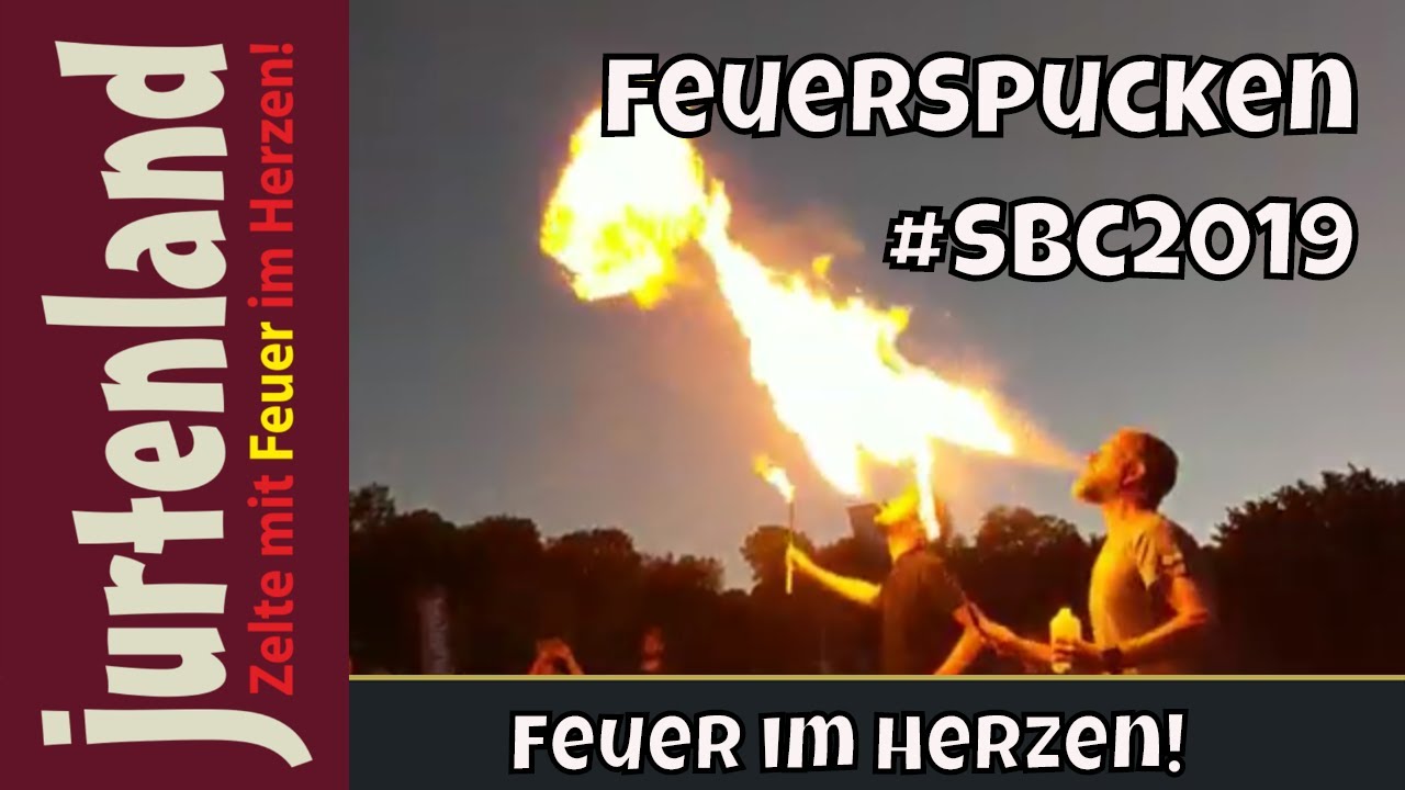 Scouting & Bushcraft Convention - Feuerspucken - Jurtenland
