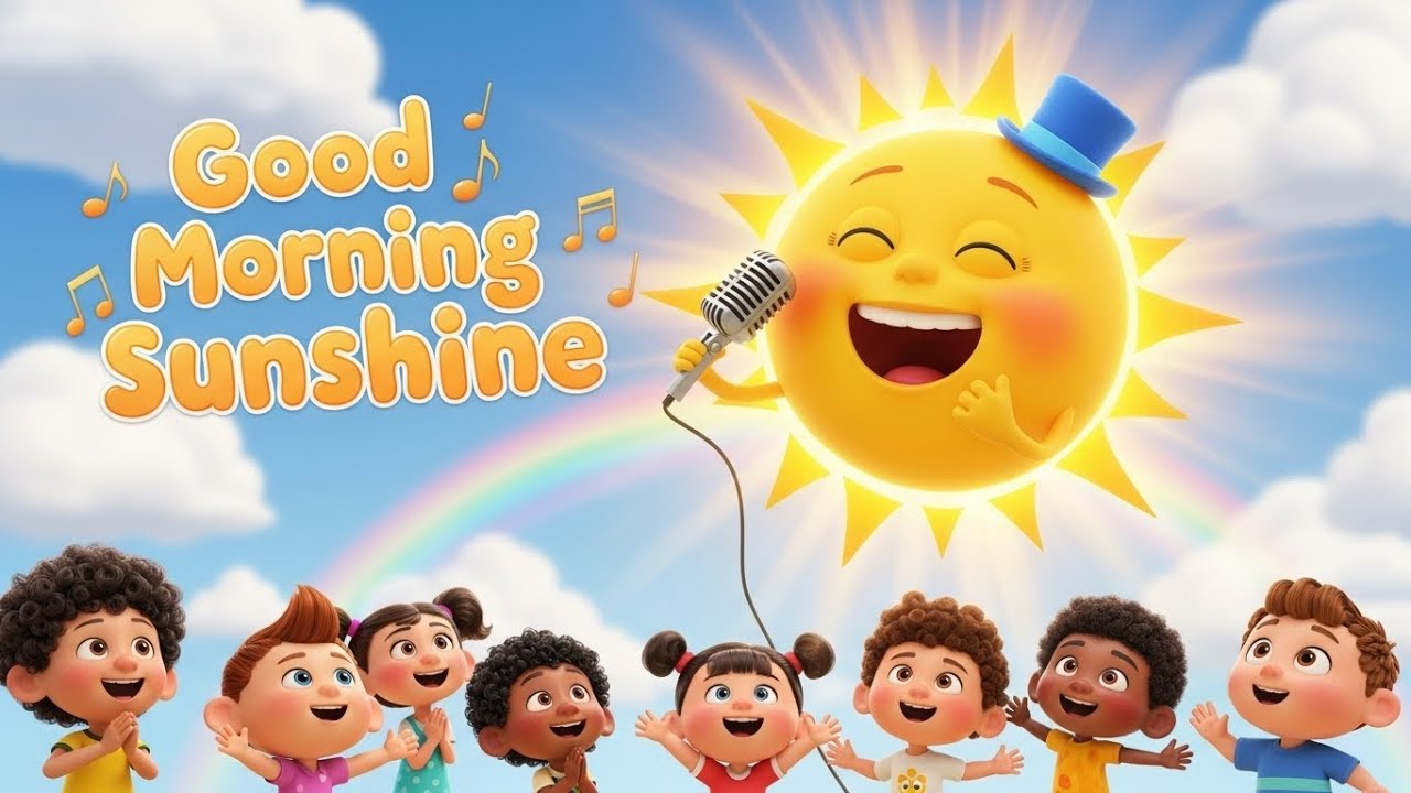 Good Morning Sunshine 🎶 | Sing & Dance Kids Song#GoodMorningSunshine#KidsMorningSong#GoodMorningSong