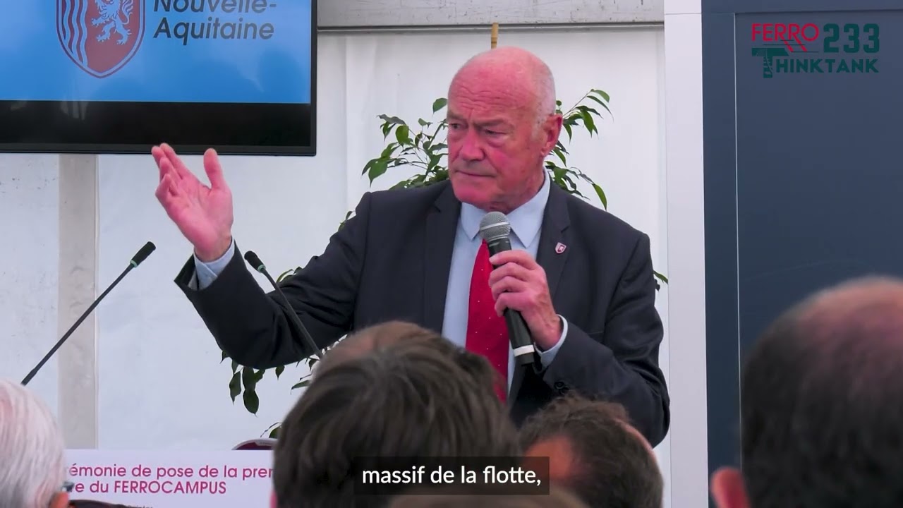 FERRO233 INTERVIEW  - Alain ROUSSET, Président du Conseil régional de Nouvelle-Aquitaine