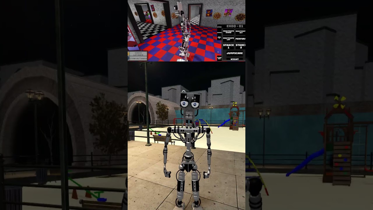 ROBLOX - NEW UPD - FNAF UNIVERSE RP 2 ENDO 01 ! How to get BADGES MORPHS! #roblox