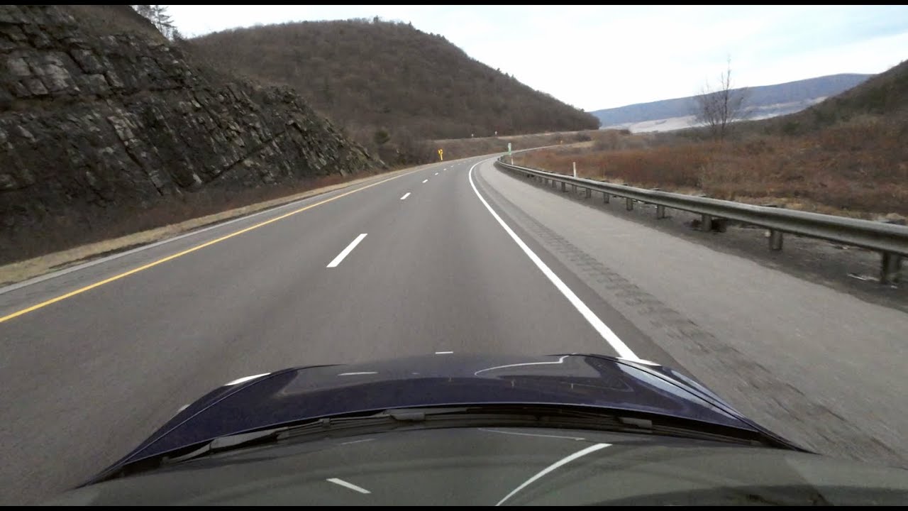 Beautiful Sunrise Drive Through Rural Northeast US As Night Turns to Day 4K