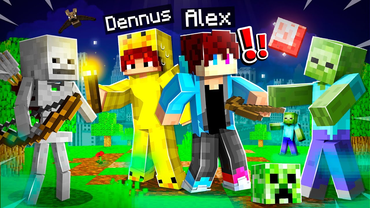 Het AVONTUUR Van ALEX En DENNUS! (Minecraft SURVIVAL FILM)