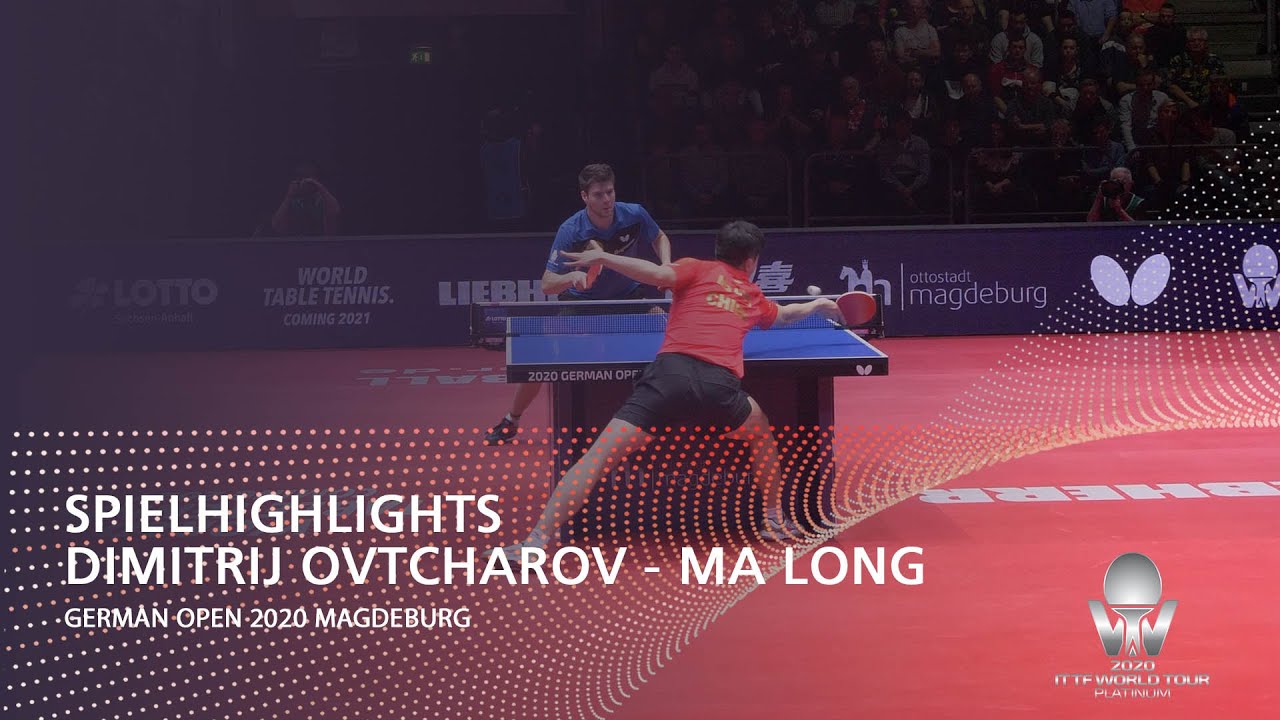 Spielhighlights (4K/50fps) Dimitrij Ovtcharov - Ma Long I German Open Herren-Einzel VF