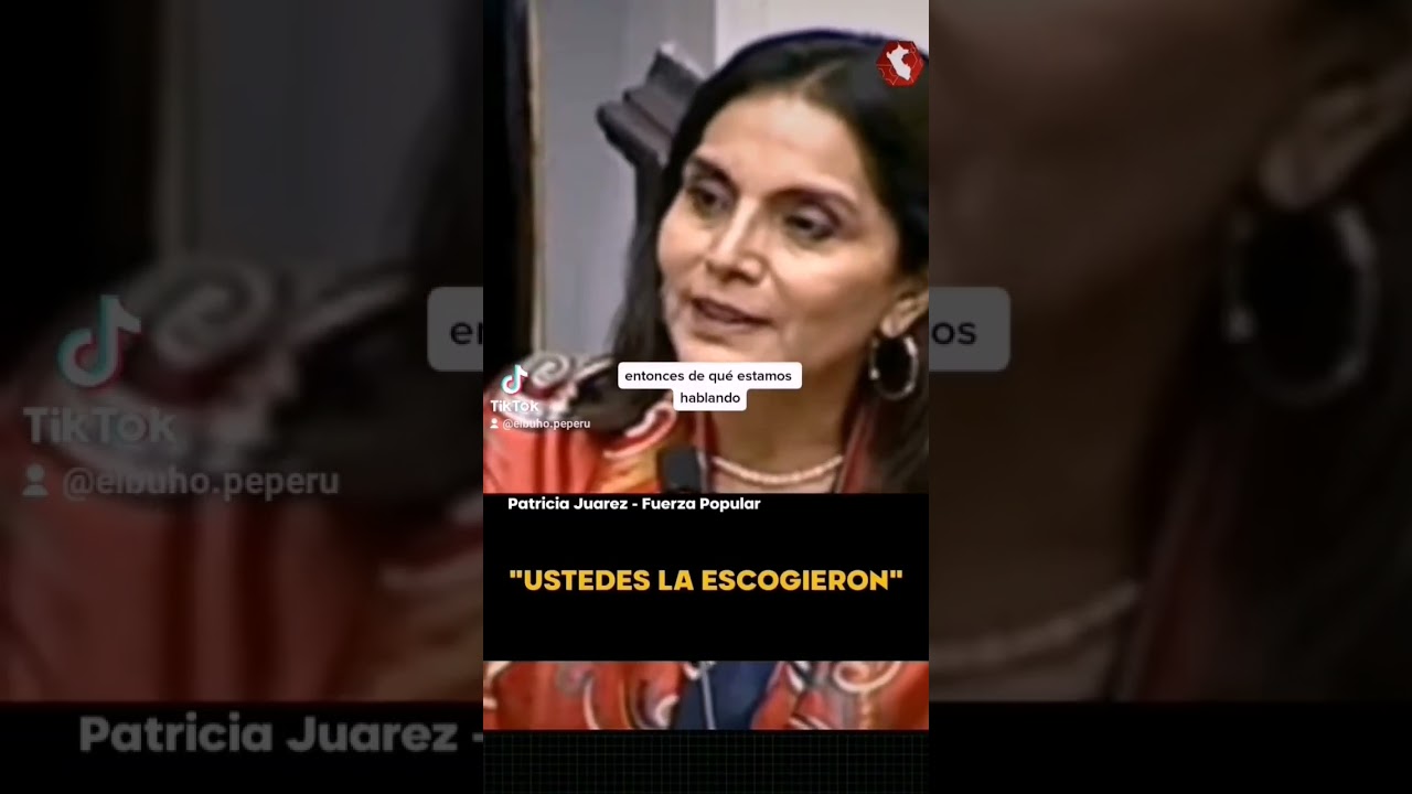 Congreso rechaz&oacute; la moci&oacute;n de vacancia contra  #DinaBoluarte. Intervenci&oacute;n Patricia Ju&aacute;rez.