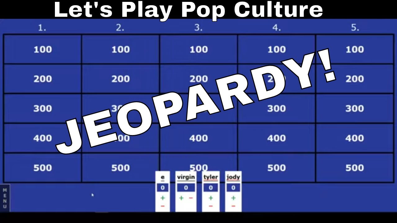 JEOPARDY! | Pop Culture Edition!
