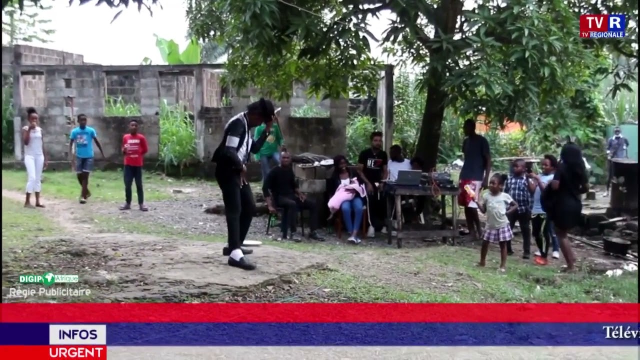 Gabon 05 07 2021: Prestation Michael Jackson version Gabon