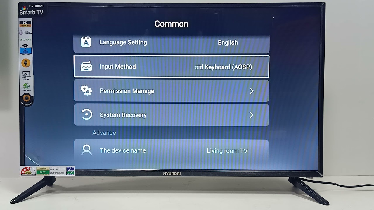 System Recovery Android TV