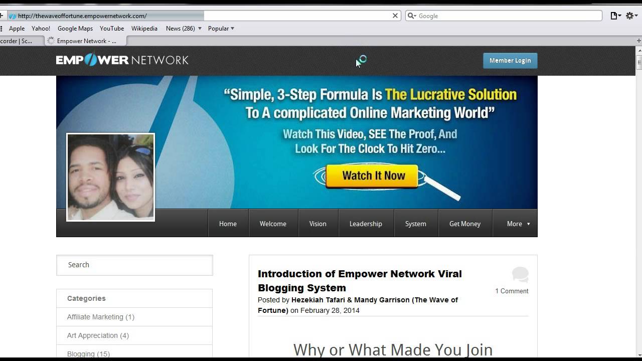 How To Create Your Empower Network Blog