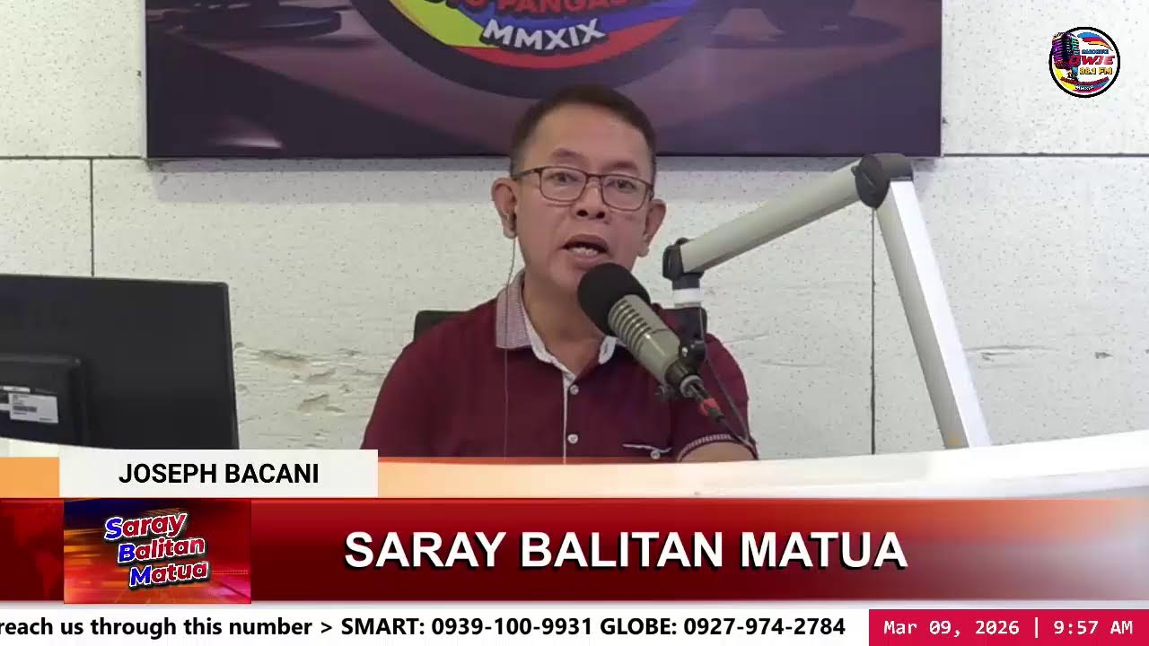SARAY BALITAN MATUA   MONDAY, March 9, 2026