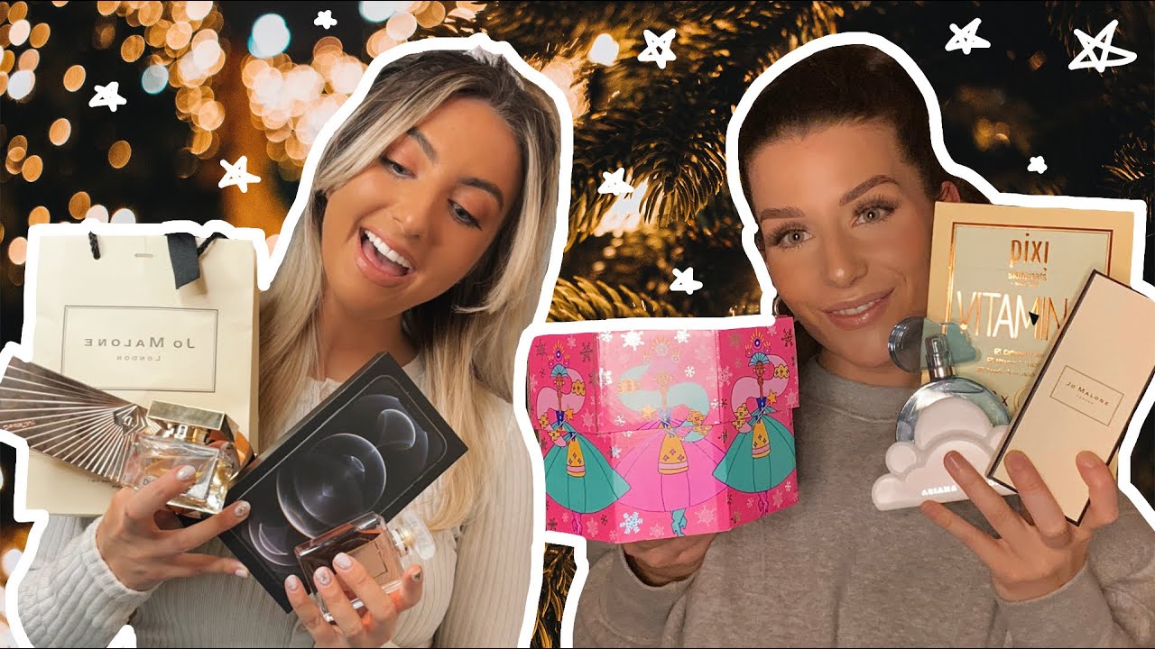WHAT WE GOT FOR CHRISTMAS *Iphone 12 Pro Max, Jo Malone Perfume, LOTS OF MAKEUP!!* | Lottie & Belle