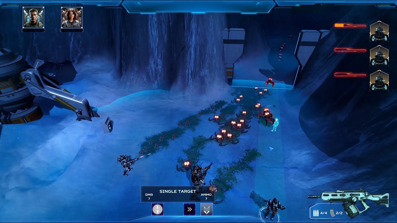 Frost Protocol - SciFi RTS - Gameplay (Early Alpha)