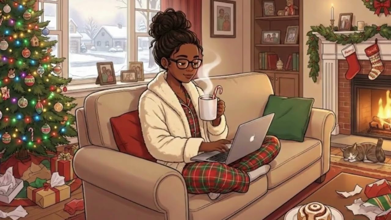 Peaceful Christmas Study Session | Holiday Lofi Music for Focus & Relaxation 🎄