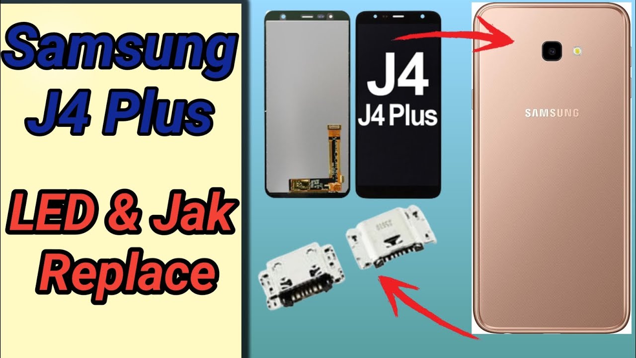 Samsung J4 Plus LCD & Charging Jack Replace | Step by Step Repair 