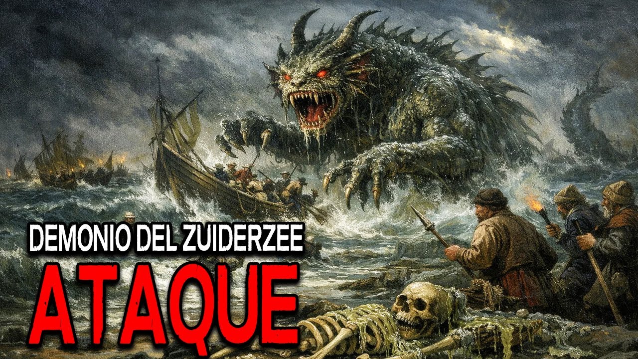 Los pescadores holandeses informaron de una batalla nocturna con el demonio del Zuiderzee.