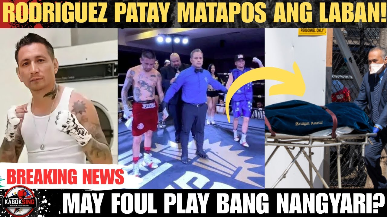 BOXING TRAGEDY! Pedro Rodriguez Patay Matapos ang Laban kay Vella | NakaLaban si KJ Cataraja!