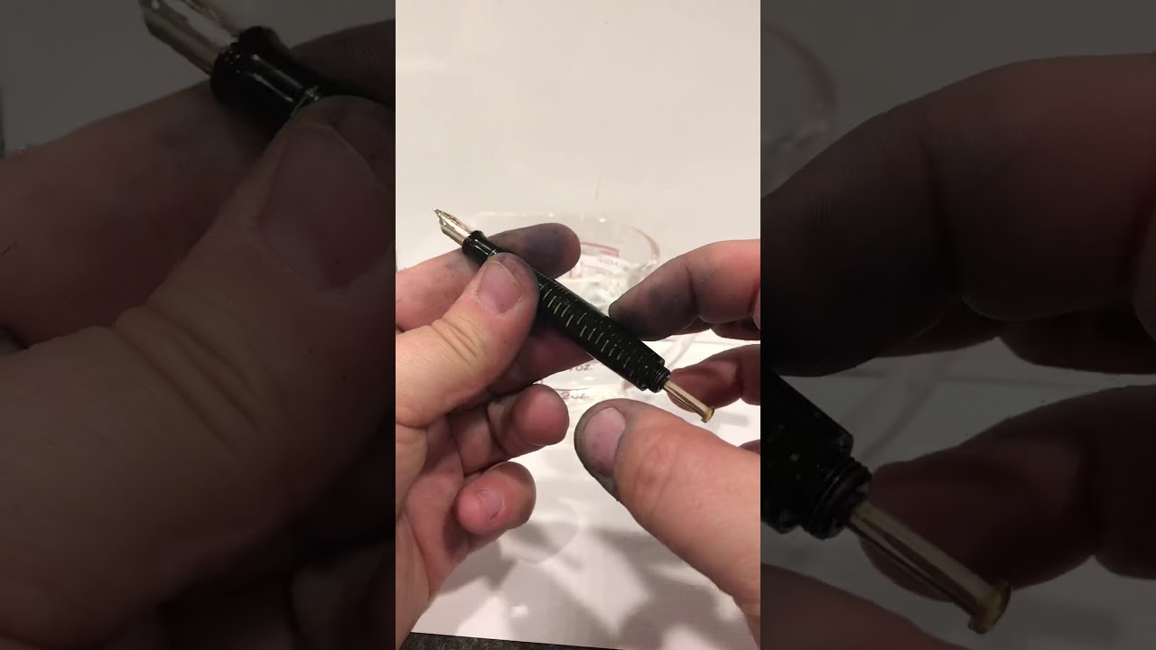 Parker Vacumatic Demonstration on how to fill