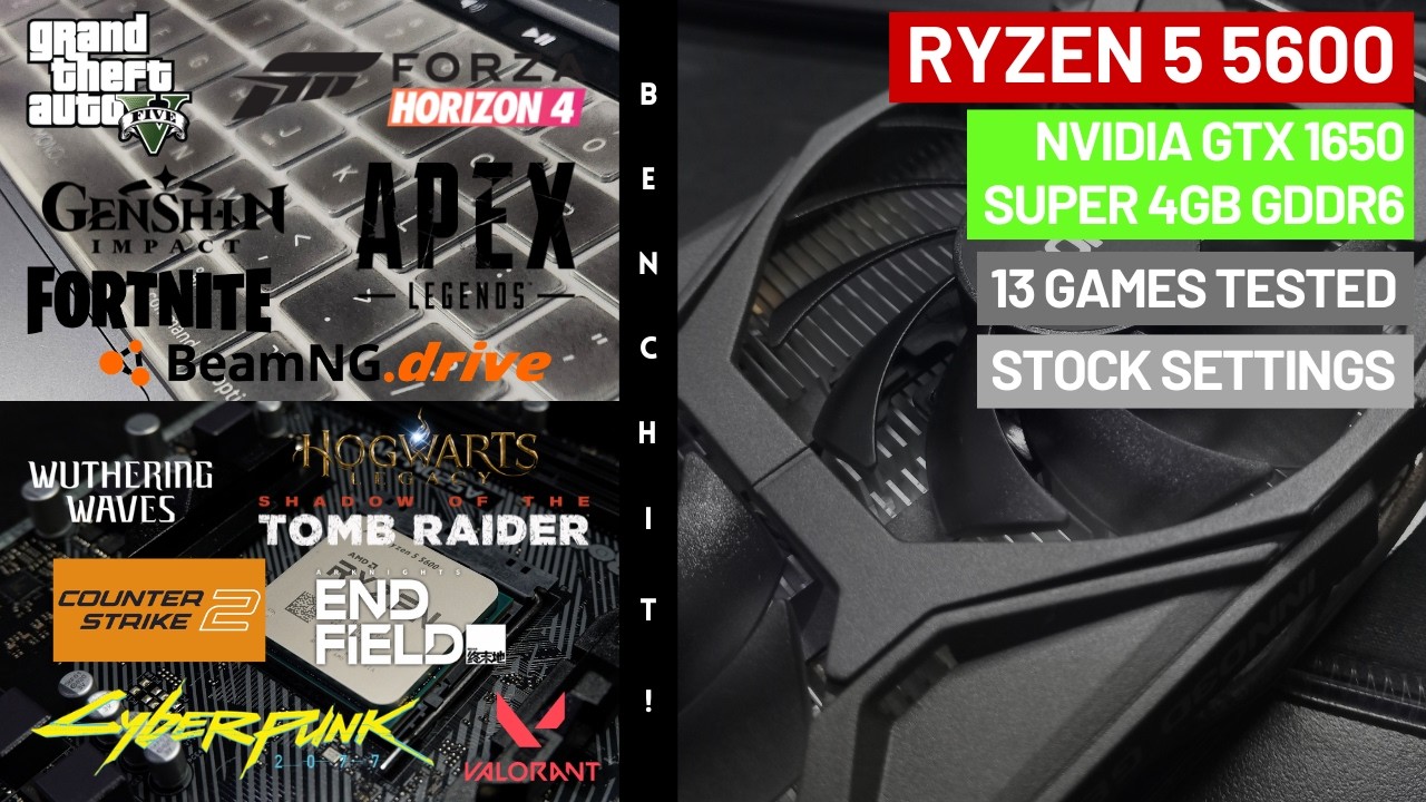 Ryzen 5 5600 + GTX 1650 SUPER | How Does 4GB VRAM Hold Up in Modern Games? |