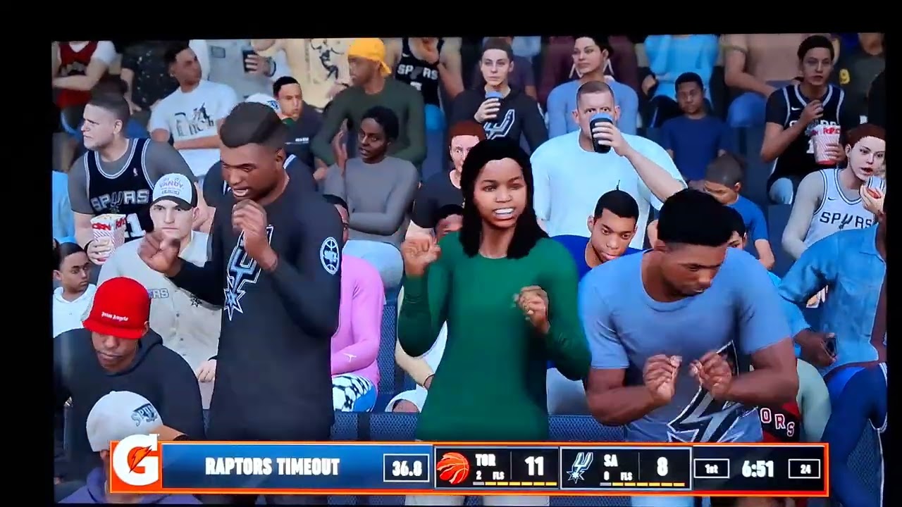 NBA 2k26 Season 6 16th Game vs San Antonio Spurs.