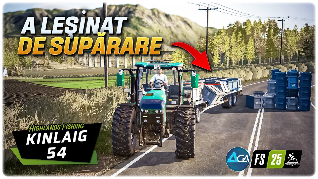 Când a văzut câţi bani am pierdut, a leşinat remorca - Gameplay Română FS25 Kinlaig 54