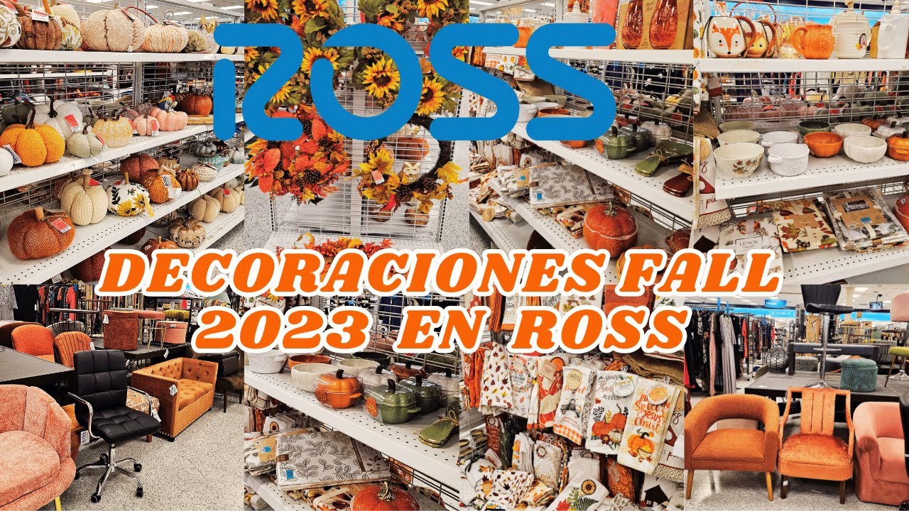 Mira Todo 👇😍  Lo que Tiene la Tienda  Ross  En  Decoraciones para Otoño 🍁🐿 2023