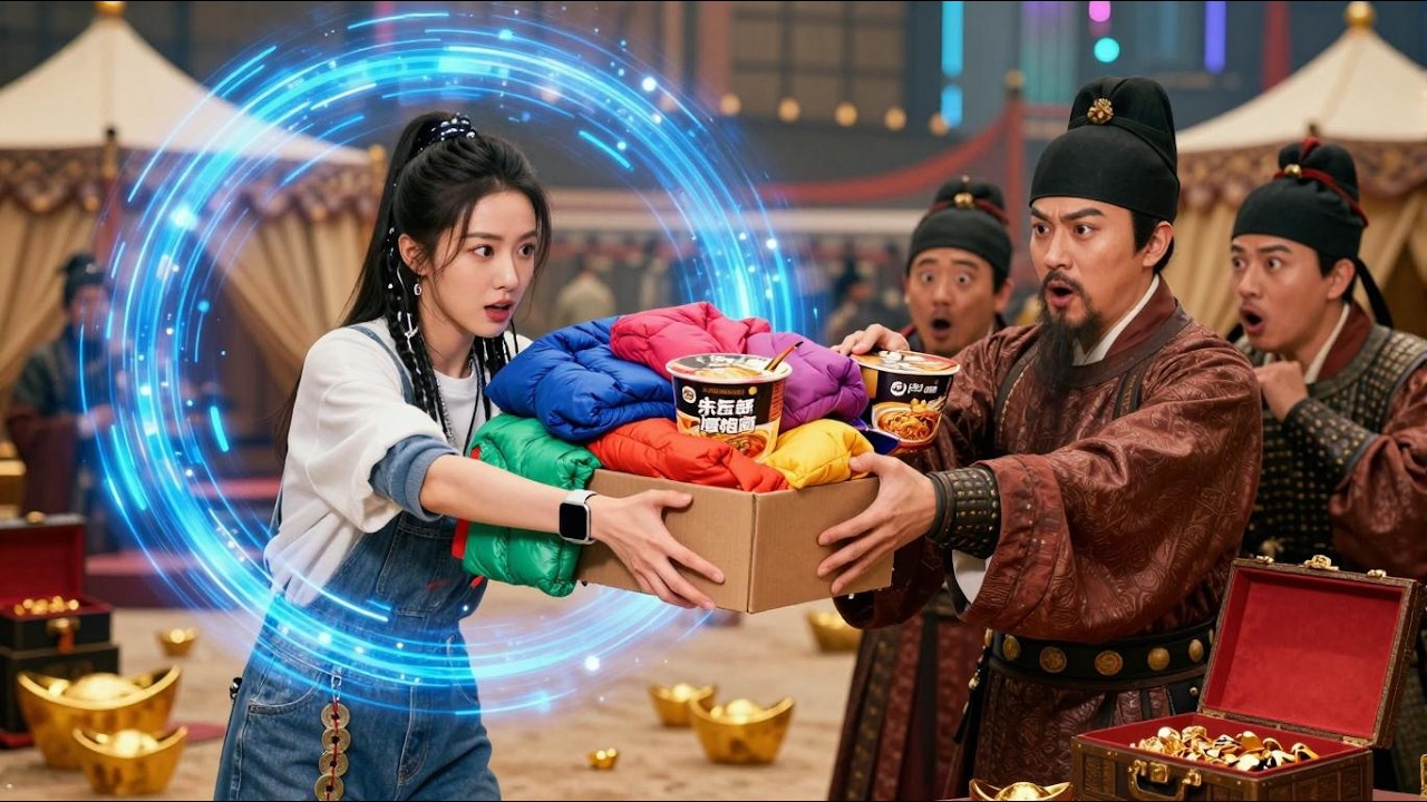 📚Trade Noodles for Gold?! I Time-Traveled to Help My Ancestor Emperor Win Wars! 🍜👑 #shortdrama