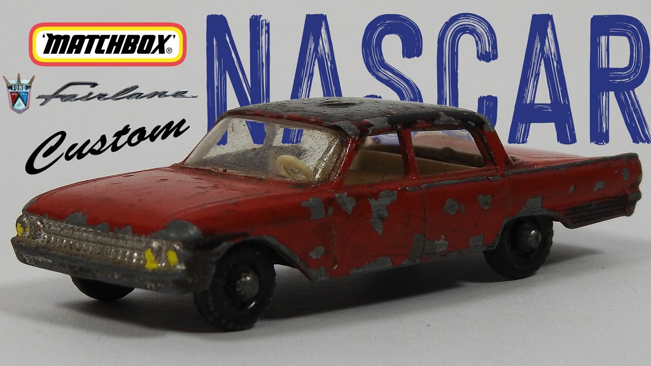 Matchbox Ford Fairlane Fire Chief's Car Custom NASCAR Rat Rod
