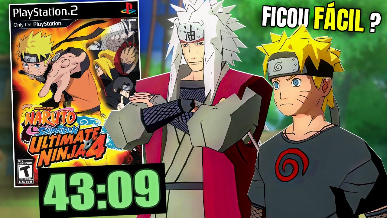 A NOVA SPEEDRUN PERFEITA DE NARUTO 4 ACABOU COM O ESTRESSE