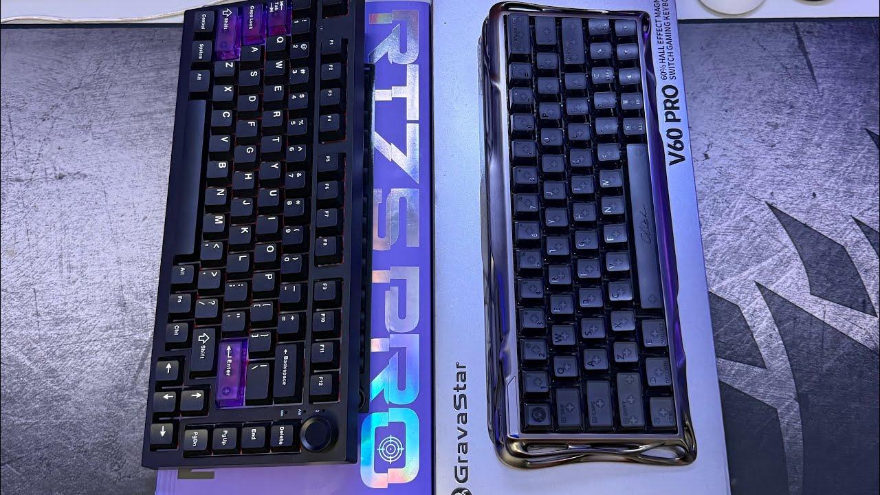 Fastest hall effect keyboard? Gravastar V60 Pro vs Yunzii RT75 Pro
