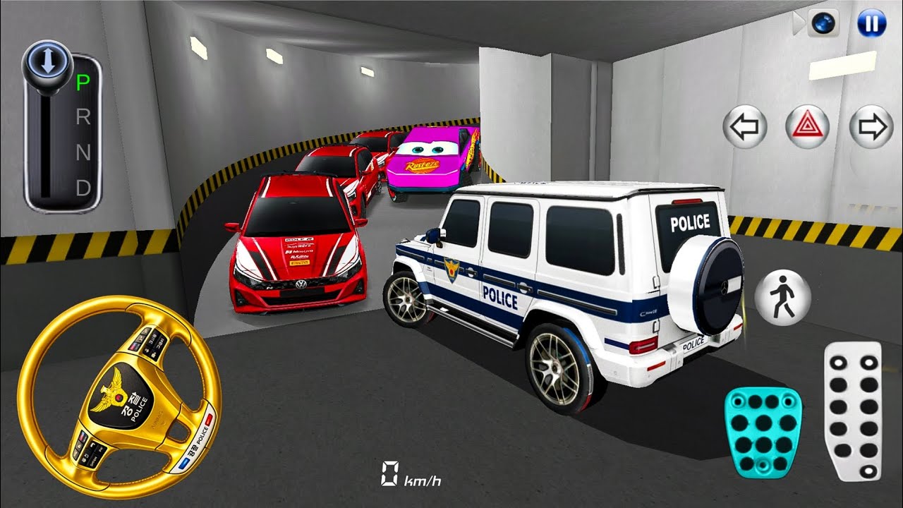 3D Driving Class Police Parking Challenge 🚔 Underground Garage Level | GaMiNg WiTh CaR