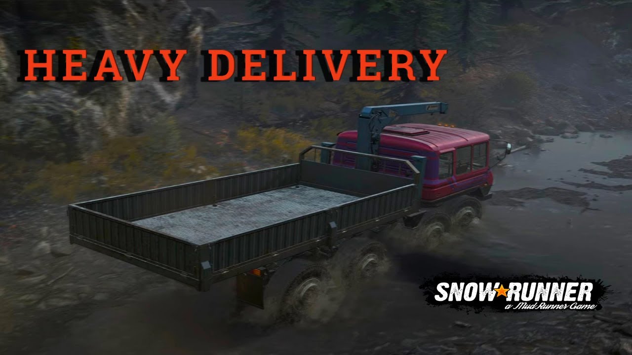 Heavy Cargo to the Mountain Bridge | SnowRunner