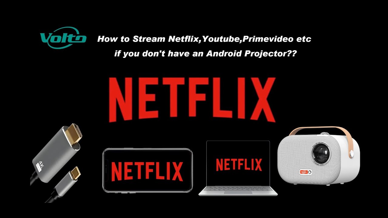 Projector can not streaming the NETFLIX, YOUTUBE? Volto solution