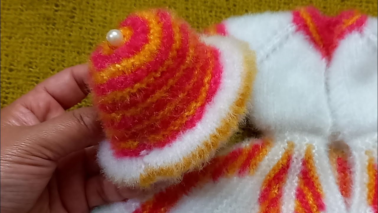 9 to 10 on. laddugopal ji ki woolen cap #laddugopaldress #vrindavan #knitting #winterclothes
