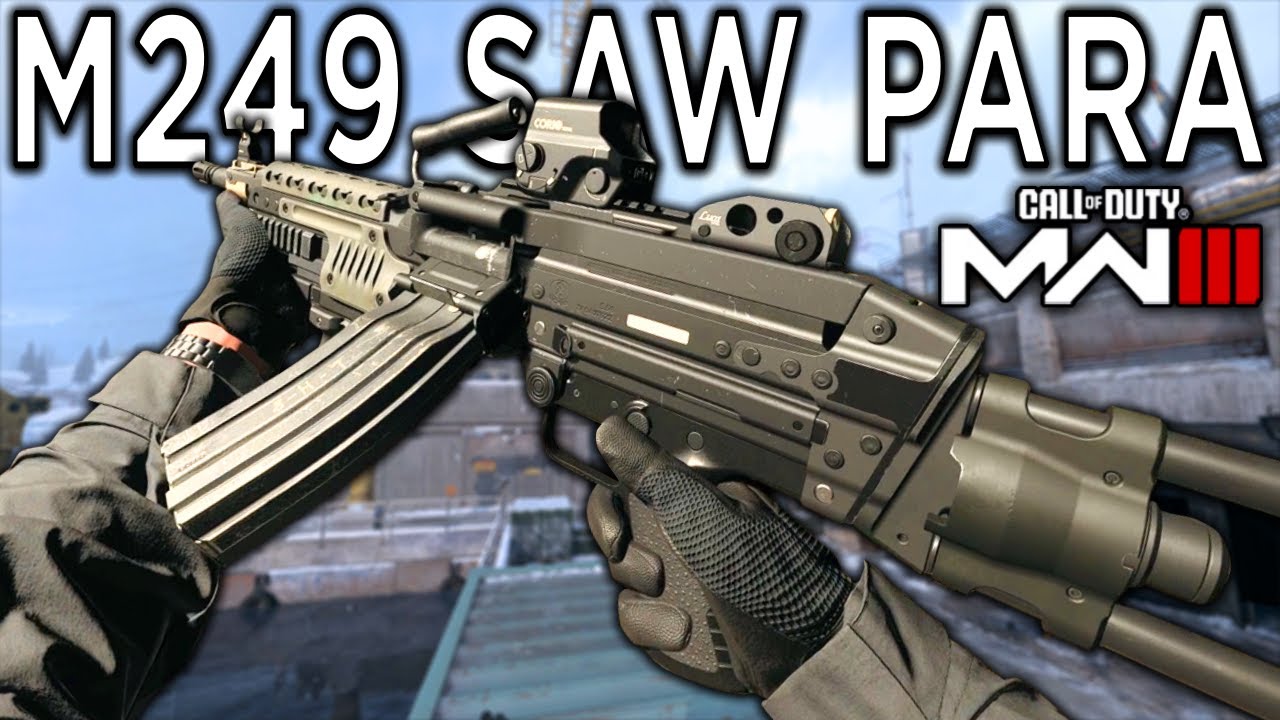 CQC Loadout M249 SAW Para & R870 MCS - Modern Warfare 3 Multiplayer Gameplay