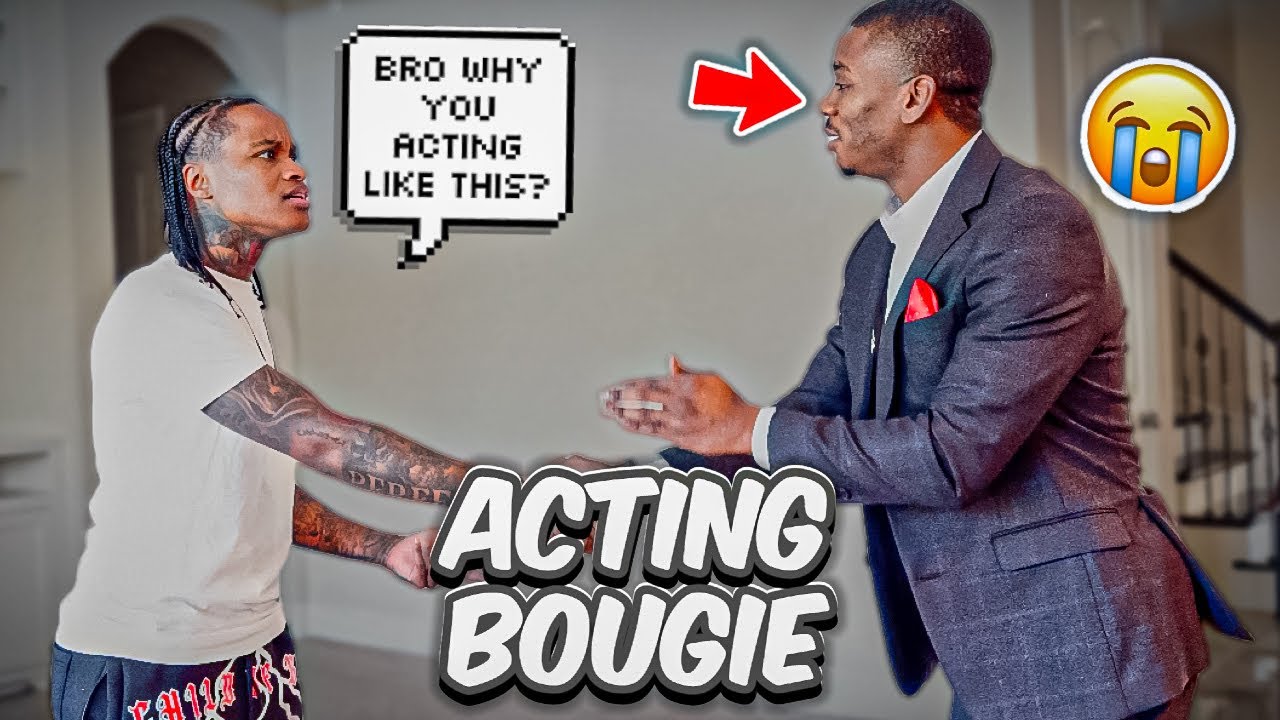 ACTING BOUJEE AROUND THE HOUSE TO GET THE GANGS REACTION 😂