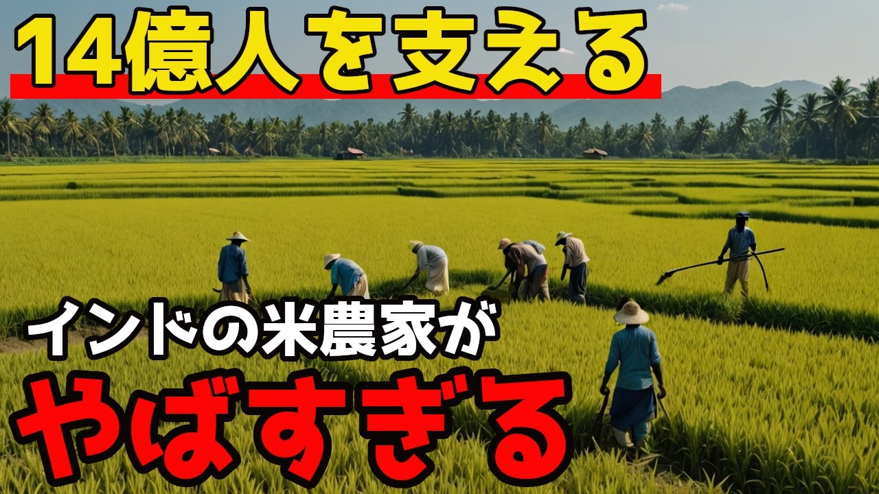 【生産量世界一】人口14億人を支えるインドの“米”が異常だった