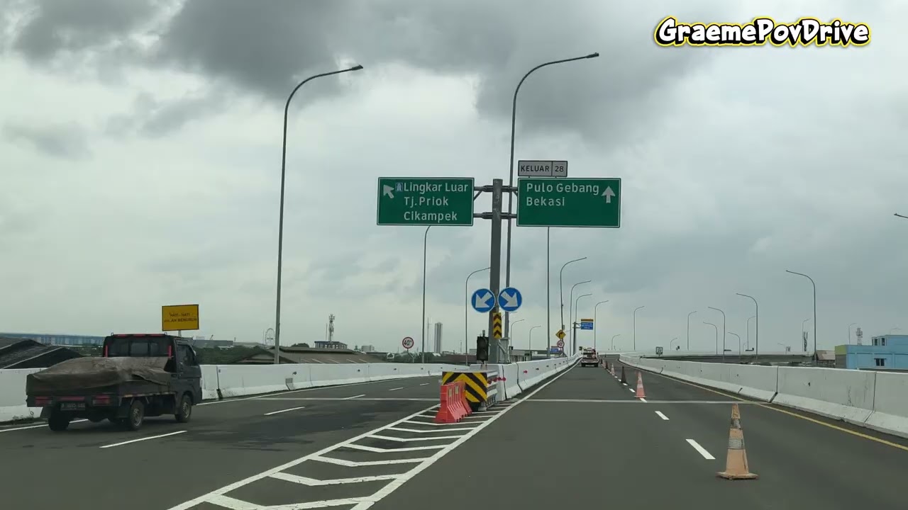 Driving in Jakarta | From MOI Kelapa Gading To Pulo Gebang Via Toll
