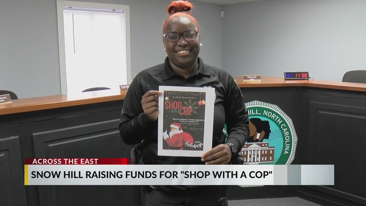Snow Hill raises funds for 'Shop With A Cop'