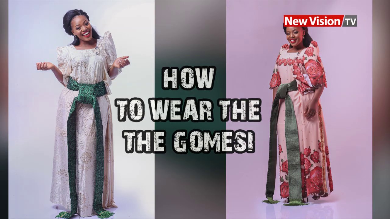 How to wear the gomesi